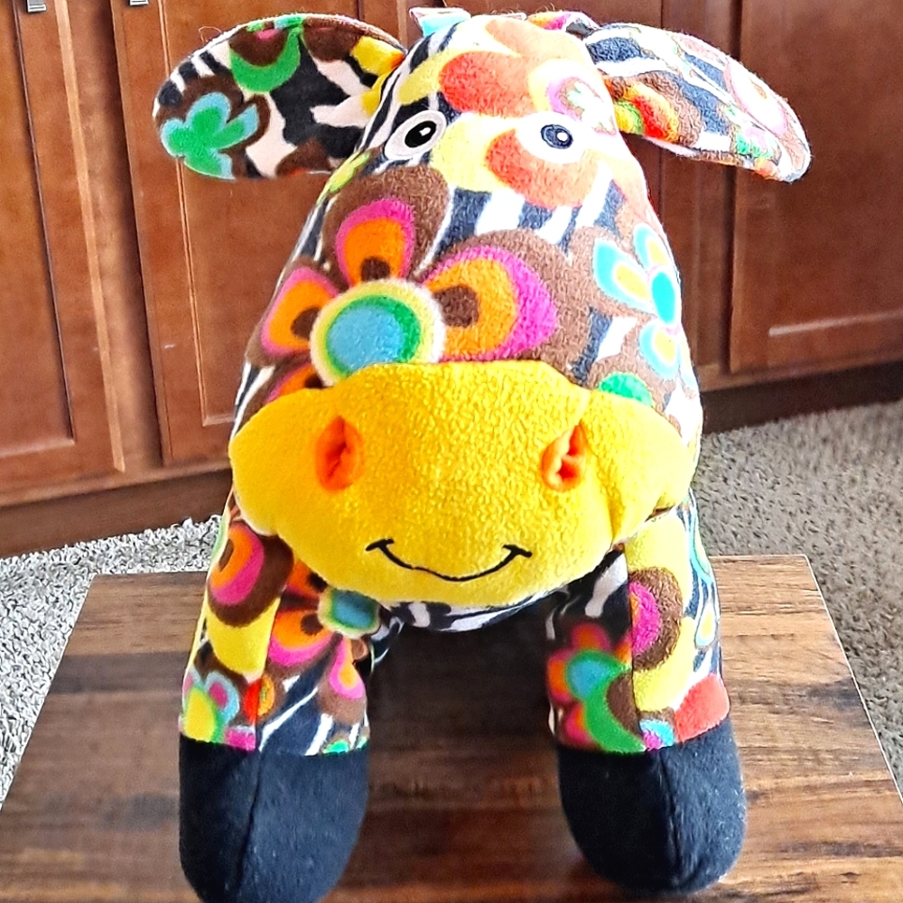 ๐HOST PICK๐ ๐ Melissa and Doug Plush Floral Colors Zelda The Zebra - Picture 1 of 5